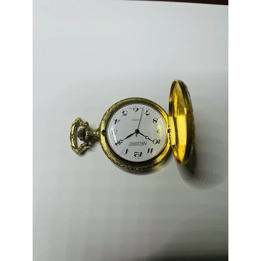 Vintage Brigade Quartz Asikon Pocket Watch -  Deer Hunting Dog